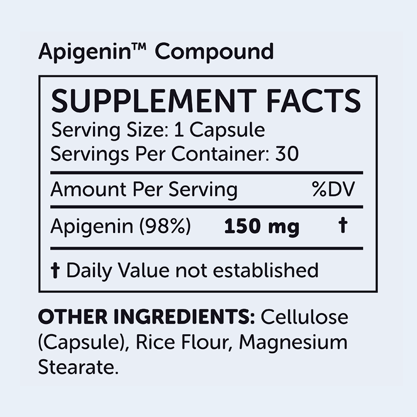 Apigenin-nutrition-labels